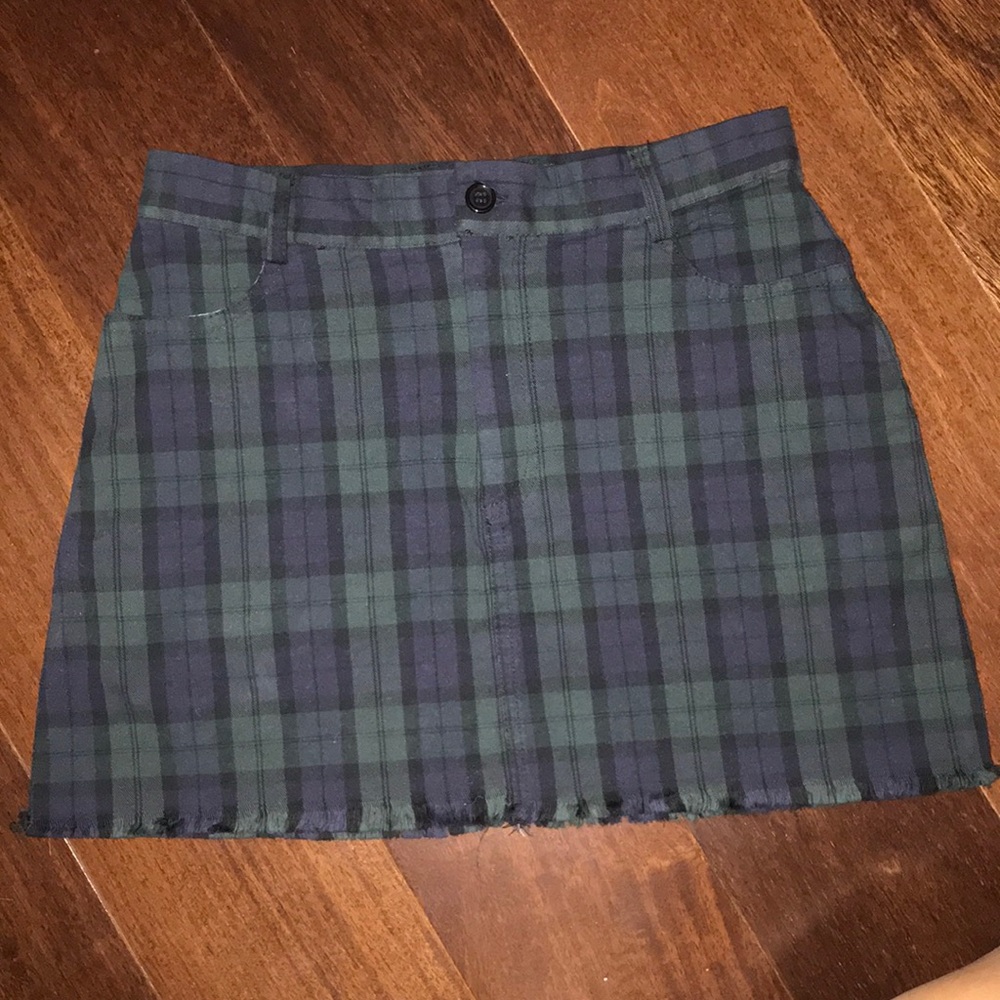 Brand new without tags Brandy Melville plaid skirt